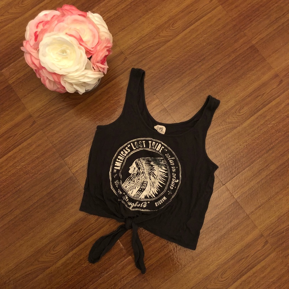 Tie front crop top!